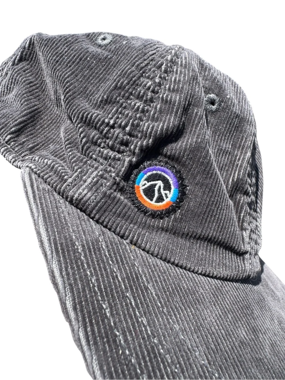 Vintage Style Fitz Roy Gray Corduroy Patagonia OS Men’s Snap Back Hiking Hat